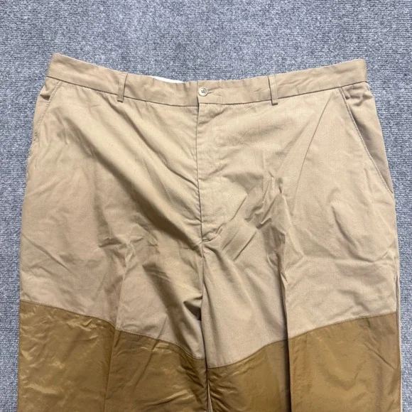 Cabela's Pants Men's 40x32 Upland Brush Khaki Canvas Pants Cotton Brown Hunting - Picture 4 of 12